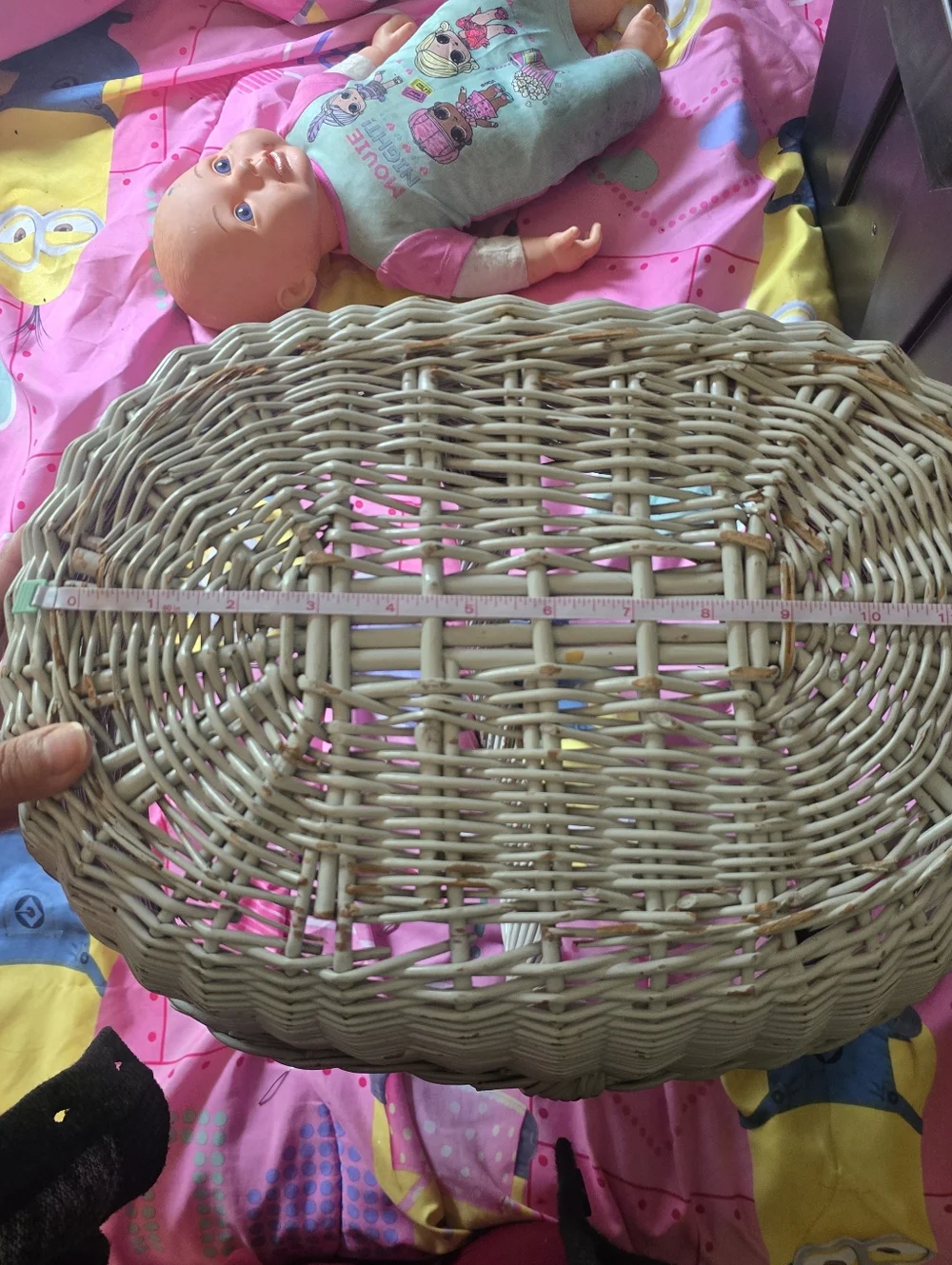 Wicker Decor Baske Gray